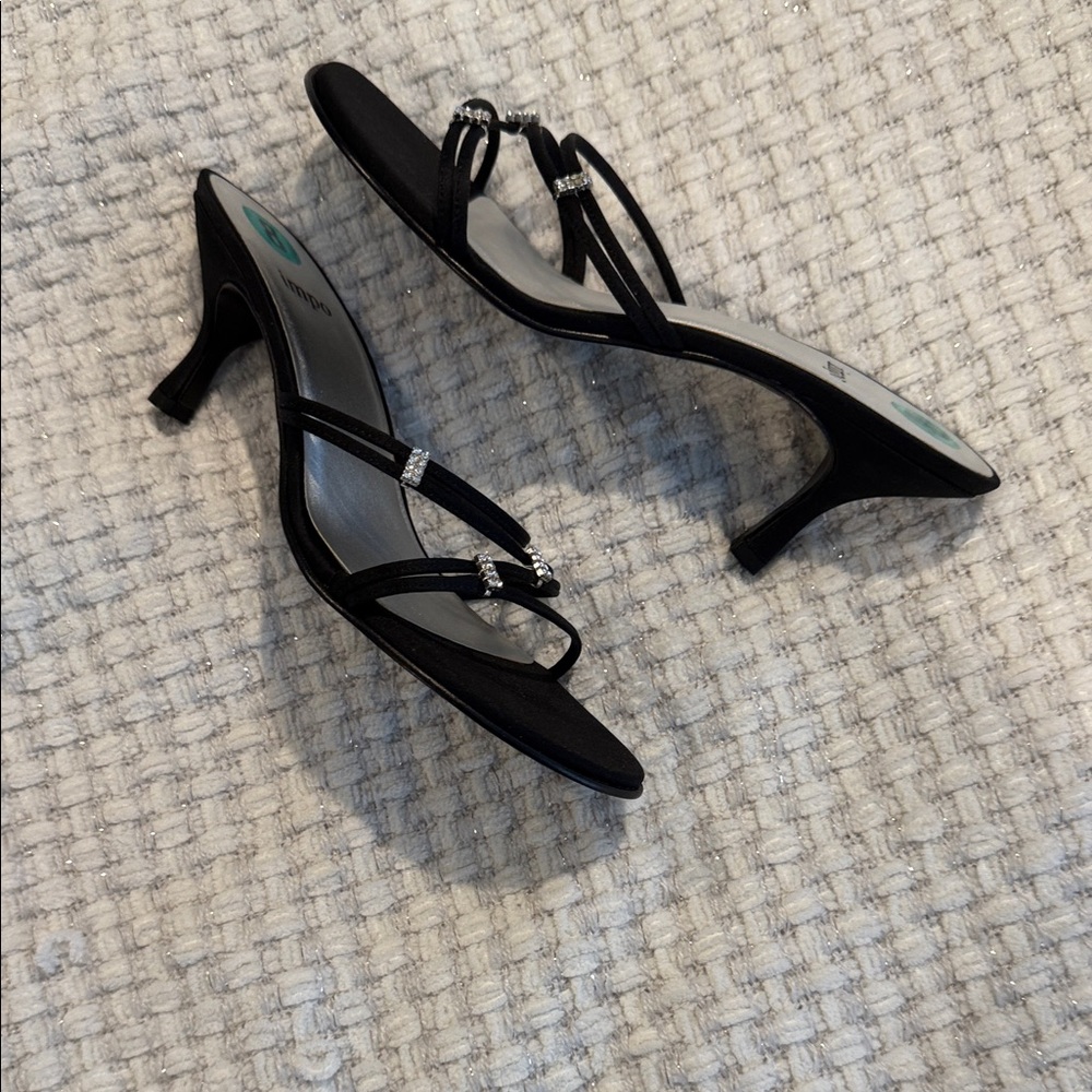 Impo Black Strappy Heels